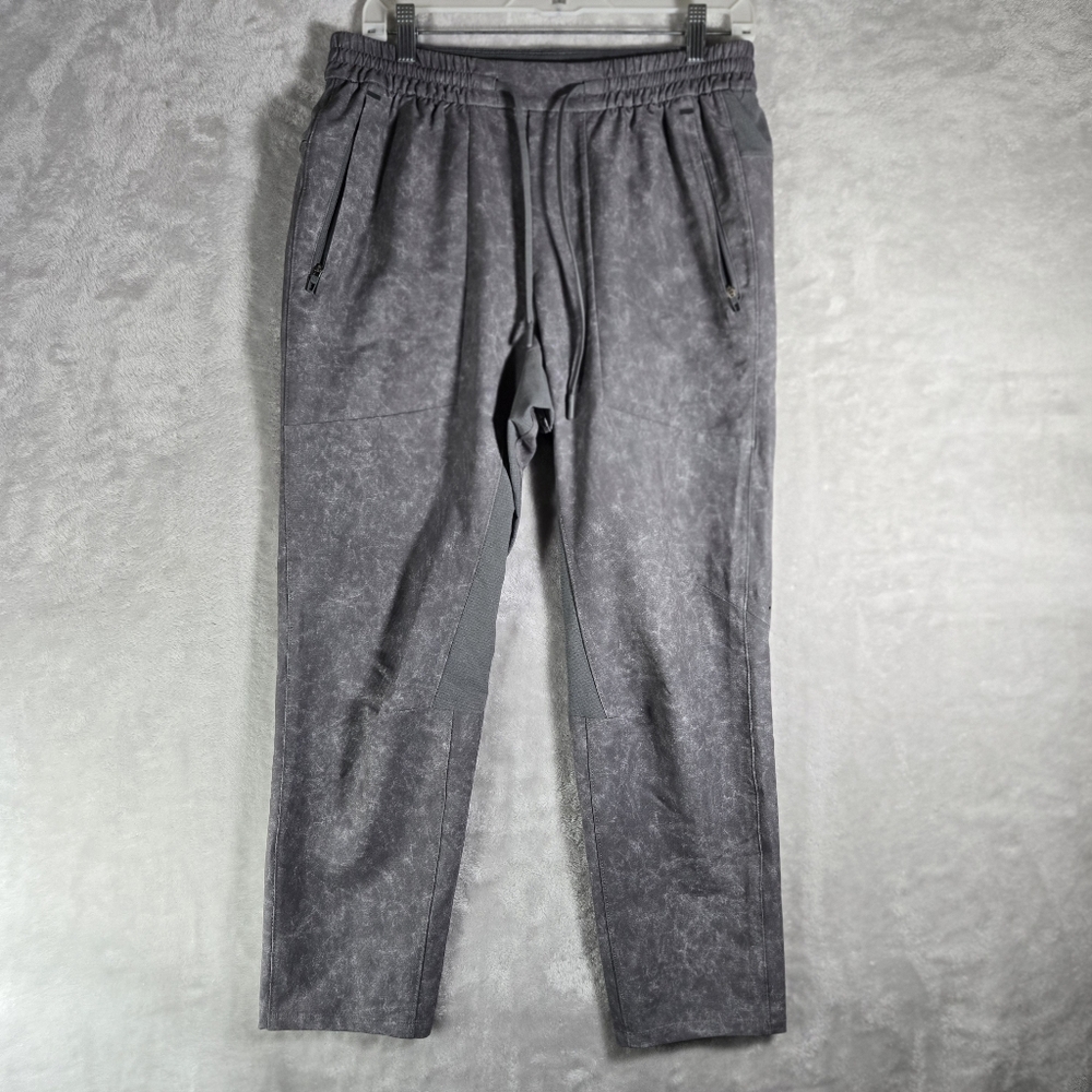 Lululemon License To Train Pant Mens Medium Gravel Dust Gray Lightweight 27"